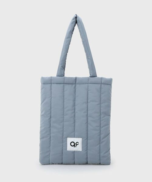 OPAQUE.CLIP / オペーク ドット クリップ トートバッグ | 【軽量／カラビナチャーム付き／A4サイズ対応】ストライプキルトパフィートートバッグ | 詳細12