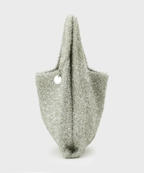 OPAQUE.CLIP / オペーク ドット クリップ トートバッグ | メタルチャーム付きラメニットバッグ | 詳細13