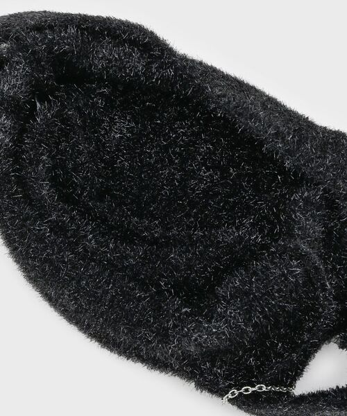 OPAQUE.CLIP / オペーク ドット クリップ トートバッグ | メタルチャーム付きラメニットバッグ | 詳細16