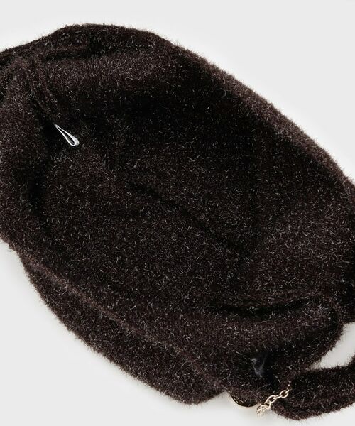 OPAQUE.CLIP / オペーク ドット クリップ トートバッグ | メタルチャーム付きラメニットバッグ | 詳細18