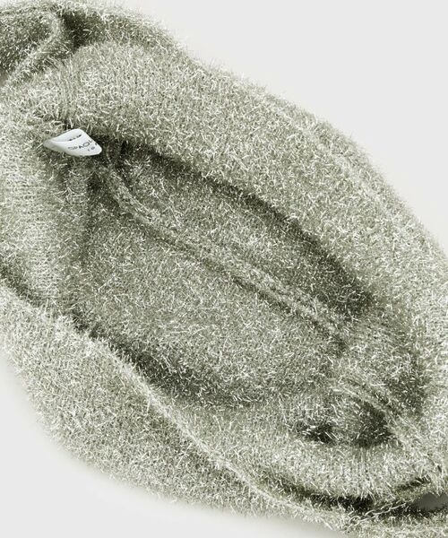 OPAQUE.CLIP / オペーク ドット クリップ トートバッグ | メタルチャーム付きラメニットバッグ | 詳細19