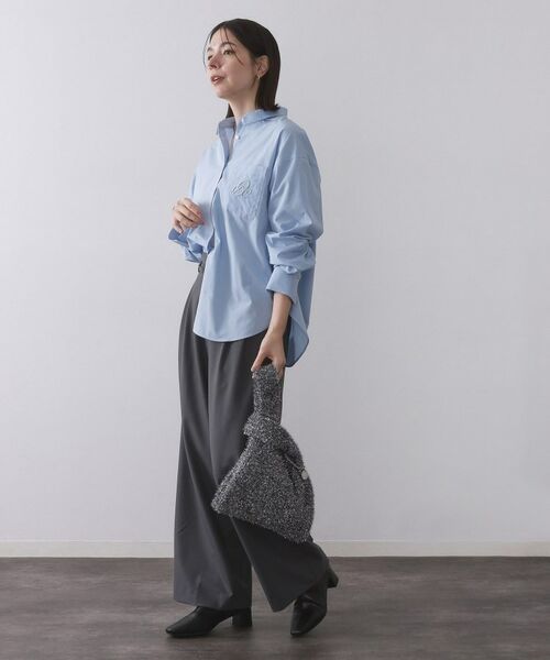 OPAQUE.CLIP / オペーク ドット クリップ トートバッグ | メタルチャーム付きラメニットバッグ | 詳細4