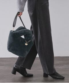 OPAQUE.CLIP / オペーク ドット クリップ トートバッグ | 【2WAY】フェイクファーミドルトートバッグ