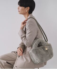 OPAQUE.CLIP / オペーク ドット クリップ トートバッグ | 【2WAY】フェイクファーミドルトートバッグ