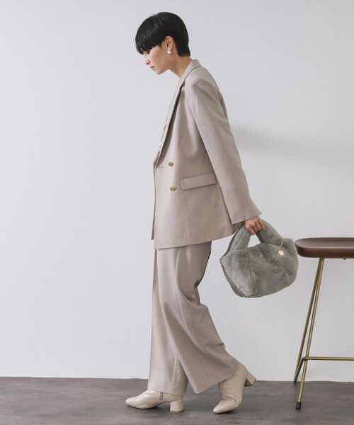 OPAQUE.CLIP / オペーク ドット クリップ トートバッグ | 【2WAY】フェイクファーミドルトートバッグ | 詳細10