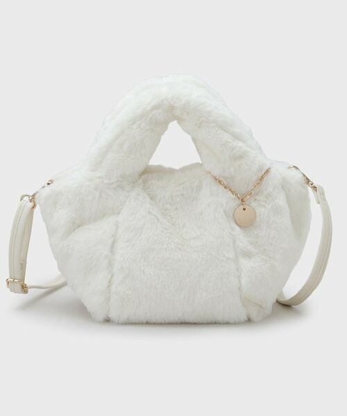 OPAQUE.CLIP / オペーク ドット クリップ トートバッグ | 【2WAY】フェイクファーミドルトートバッグ | 詳細11