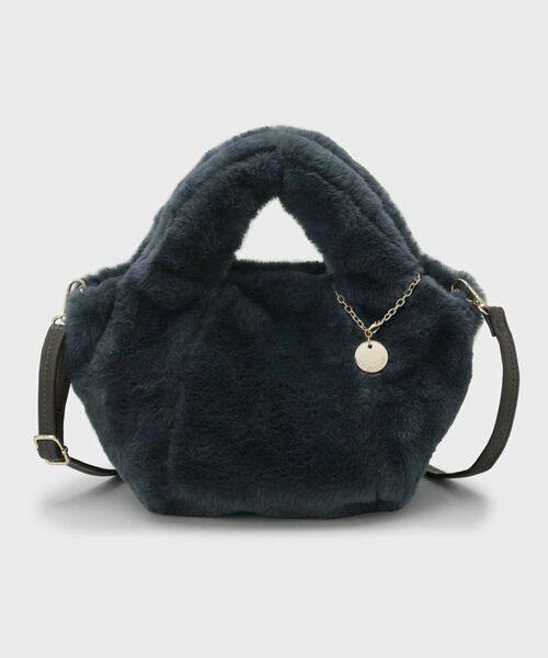 OPAQUE.CLIP / オペーク ドット クリップ トートバッグ | 【2WAY】フェイクファーミドルトートバッグ | 詳細12