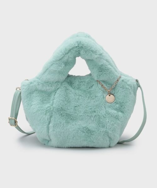 OPAQUE.CLIP / オペーク ドット クリップ トートバッグ | 【2WAY】フェイクファーミドルトートバッグ | 詳細13