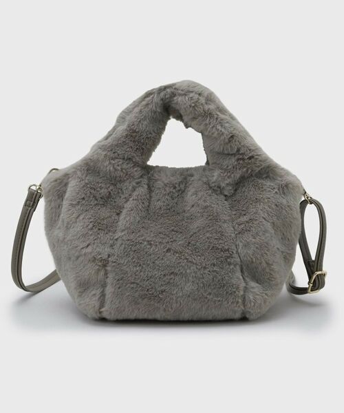 OPAQUE.CLIP / オペーク ドット クリップ トートバッグ | 【2WAY】フェイクファーミドルトートバッグ | 詳細16