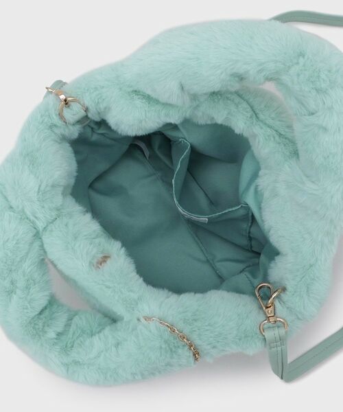 OPAQUE.CLIP / オペーク ドット クリップ トートバッグ | 【2WAY】フェイクファーミドルトートバッグ | 詳細21