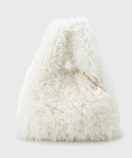 OPAQUE.CLIP / オペーク ドット クリップ ハンドバッグ | ラム風フェイクファーハンドバッグ | 詳細10