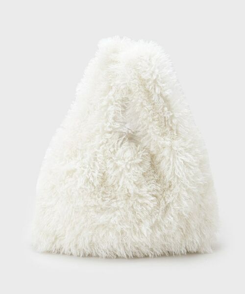 OPAQUE.CLIP / オペーク ドット クリップ ハンドバッグ | ラム風フェイクファーハンドバッグ | 詳細12