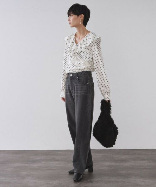 OPAQUE.CLIP / オペーク ドット クリップ ハンドバッグ | ラム風フェイクファーハンドバッグ | 詳細5