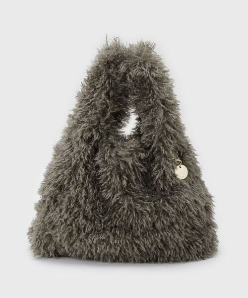 OPAQUE.CLIP / オペーク ドット クリップ ハンドバッグ | ラム風フェイクファーハンドバッグ | 詳細9