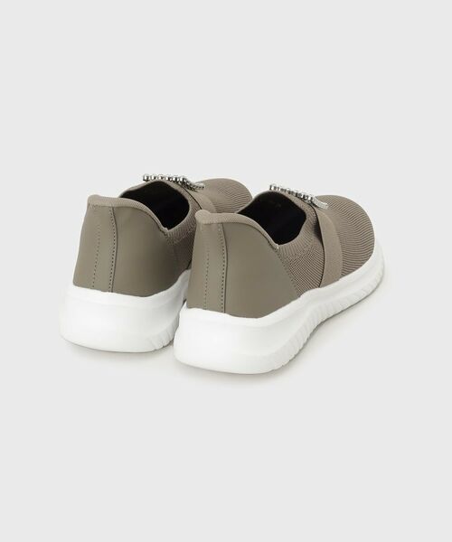 OPAQUE.CLIP / オペーク ドット クリップ スニーカー | 【軽量】ビジュー付きニットスニーカー | 詳細3