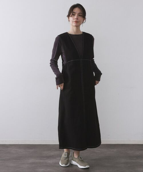 OPAQUE.CLIP / オペーク ドット クリップ スニーカー | 【軽量】ビジュー付きニットスニーカー | 詳細6