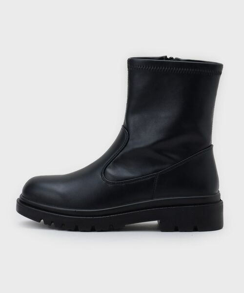 OPAQUE.CLIP / オペーク ドット クリップ ブーツ(ショート丈) | 【生活防水】厚底タンクソールストレッチブーツ | 詳細2