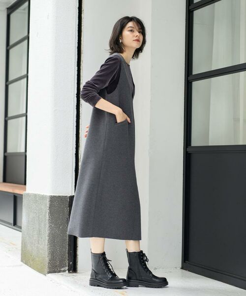 OPAQUE.CLIP / オペーク ドット クリップ ブーツ(ショート丈) | 【生活防水】厚底タンクソールレースアップブーツ | 詳細10