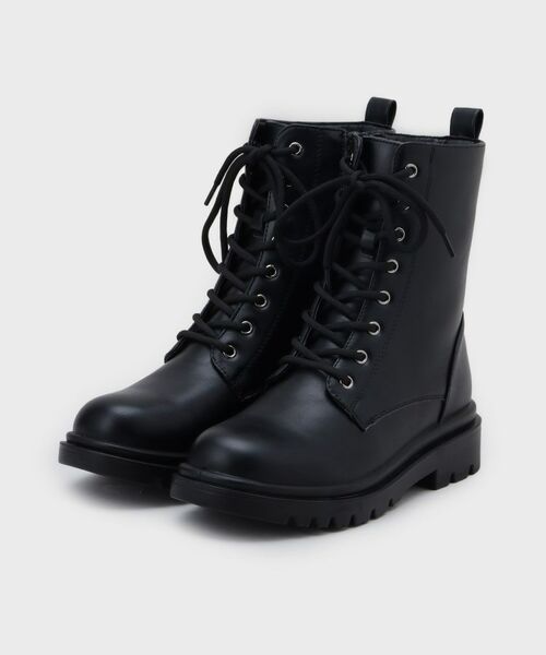 OPAQUE.CLIP / オペーク ドット クリップ ブーツ(ショート丈) | 【生活防水】厚底タンクソールレースアップブーツ | 詳細2