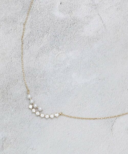 OPAQUE.CLIP / オペーク ドット クリップ ネックレス・ペンダント・チョーカー | フェイクパール＆ビジュープチペンネックレス | 詳細1