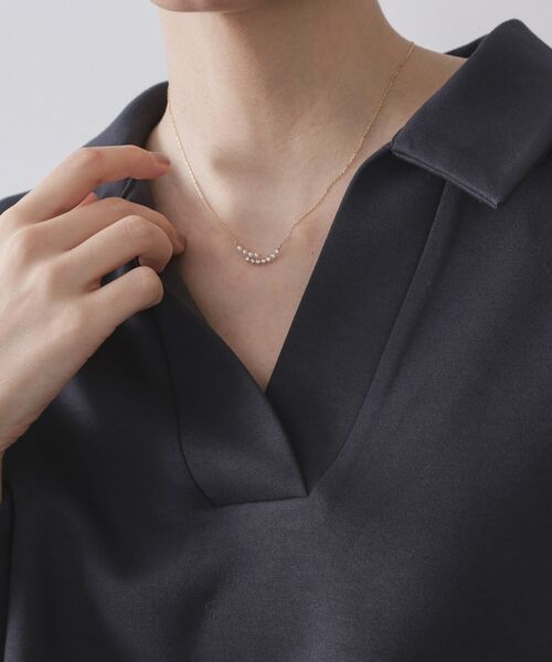 OPAQUE.CLIP / オペーク ドット クリップ ネックレス・ペンダント・チョーカー | フェイクパール＆ビジュープチペンネックレス | 詳細5