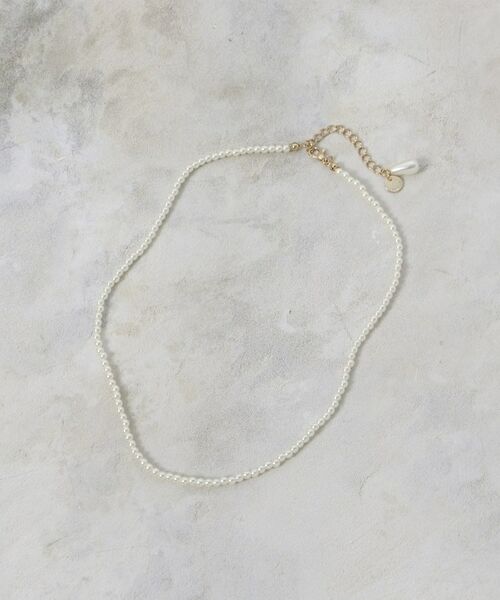 OPAQUE.CLIP / オペーク ドット クリップ ネックレス・ペンダント・チョーカー | 【5WAY】フェイクパール×ボールチェーンネックレス | 詳細4