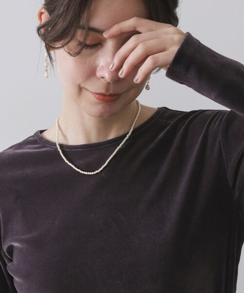 OPAQUE.CLIP / オペーク ドット クリップ ネックレス・ペンダント・チョーカー | 【5WAY】フェイクパール×ボールチェーンネックレス | 詳細6