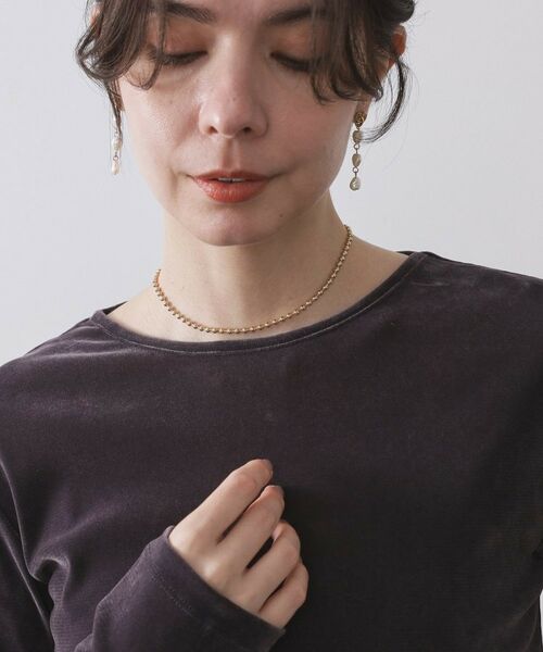 OPAQUE.CLIP / オペーク ドット クリップ ネックレス・ペンダント・チョーカー | 【5WAY】フェイクパール×ボールチェーンネックレス | 詳細7