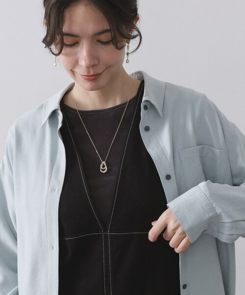 OPAQUE.CLIP / オペーク ドット クリップ ネックレス・ペンダント・チョーカー | メタルドロップスライドネックレス | 詳細6