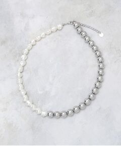 OPAQUE.CLIP / オペーク ドット クリップ ネックレス・ペンダント・チョーカー | メタル×フェイクパール ショートネックレス