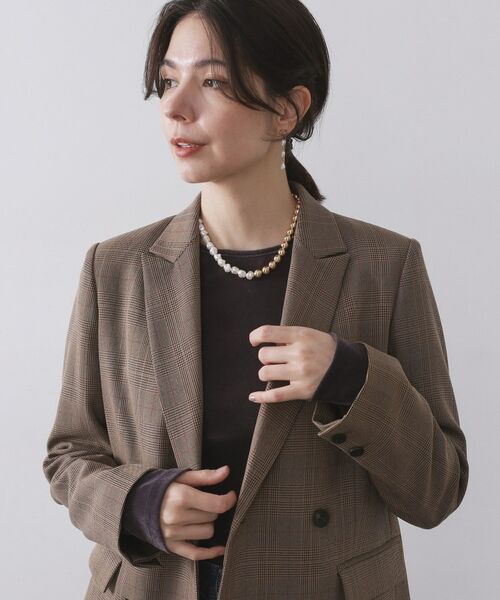 OPAQUE.CLIP / オペーク ドット クリップ ネックレス・ペンダント・チョーカー | メタル×フェイクパール ショートネックレス | 詳細4