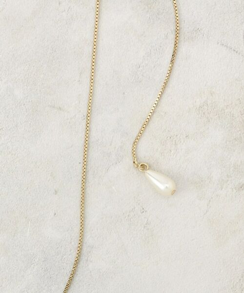 OPAQUE.CLIP / オペーク ドット クリップ ネックレス・ペンダント・チョーカー | フェイクパール×チェーンスライドネックレス | 詳細3