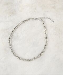 OPAQUE.CLIP / オペーク ドット クリップ ネックレス・ペンダント・チョーカー | ボリュームダブルチェーンネックレス