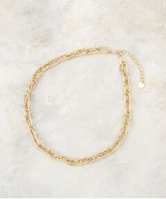 OPAQUE.CLIP / オペーク ドット クリップ ネックレス・ペンダント・チョーカー | ボリュームダブルチェーンネックレス