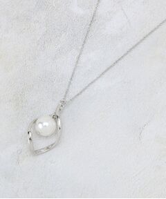 OPAQUE.CLIP / オペーク ドット クリップ ネックレス・ペンダント・チョーカー | ニュアンスメタルリング×フェイクパールネックレス