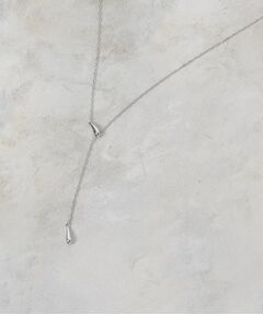 OPAQUE.CLIP / オペーク ドット クリップ ネックレス・ペンダント・チョーカー | しずくメタルY字スライドチェーンネックレス