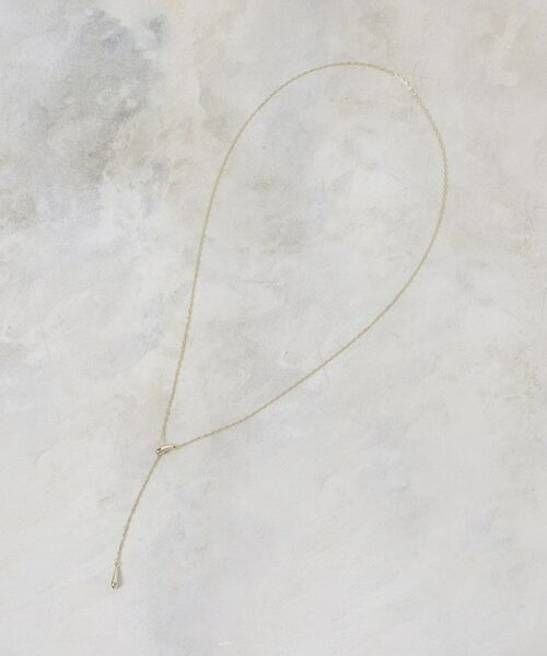 OPAQUE.CLIP / オペーク ドット クリップ ネックレス・ペンダント・チョーカー | しずくメタルY字スライドチェーンネックレス | 詳細2