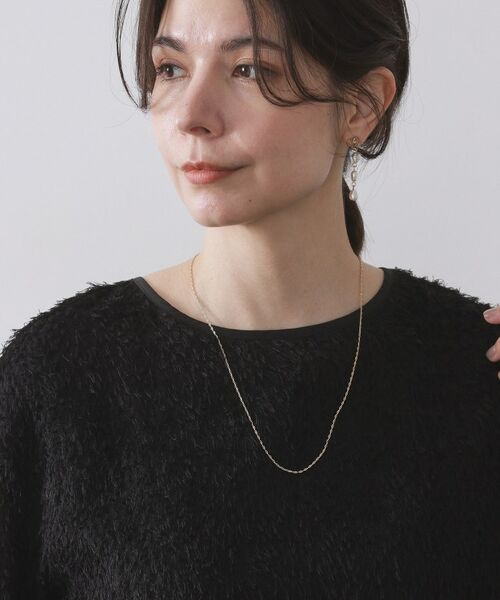 OPAQUE.CLIP / オペーク ドット クリップ ネックレス・ペンダント・チョーカー | しずくメタルY字スライドチェーンネックレス | 詳細4