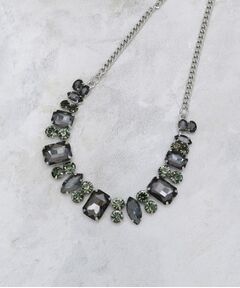 OPAQUE.CLIP / オペーク ドット クリップ ネックレス・ペンダント・チョーカー | キラキラビジューショートネックレス