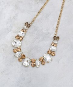 OPAQUE.CLIP / オペーク ドット クリップ ネックレス・ペンダント・チョーカー | キラキラビジューショートネックレス