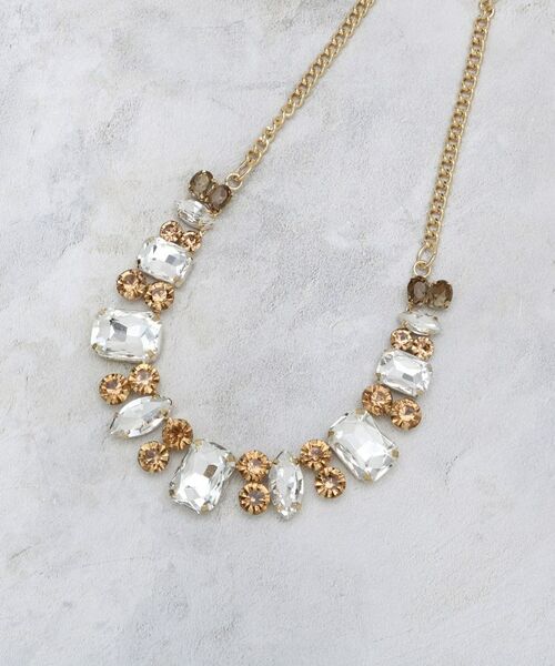 OPAQUE.CLIP / オペーク ドット クリップ ネックレス・ペンダント・チョーカー | キラキラビジューショートネックレス | 詳細1