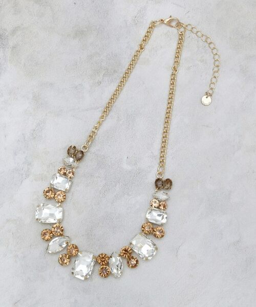 OPAQUE.CLIP / オペーク ドット クリップ ネックレス・ペンダント・チョーカー | キラキラビジューショートネックレス | 詳細2