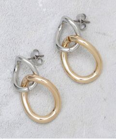 OPAQUE.CLIP / オペーク ドット クリップ ピアス・イヤリング | メタルリング2連ピアス