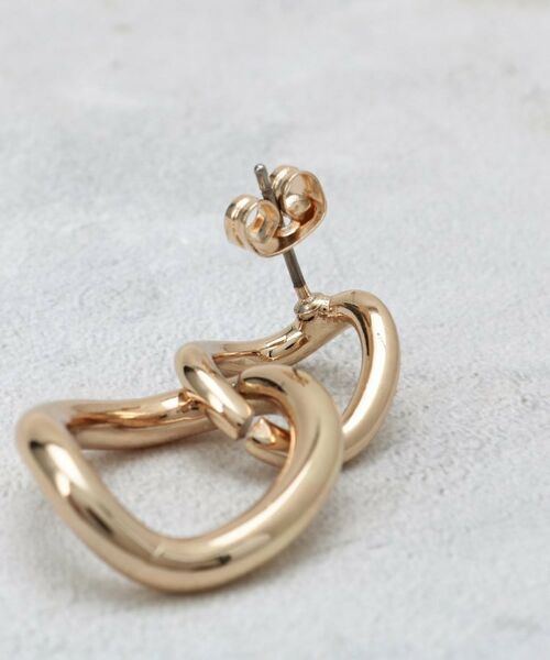 OPAQUE.CLIP / オペーク ドット クリップ ピアス・イヤリング | メタルリング2連ピアス | 詳細3