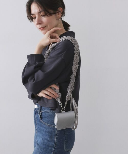 OPAQUE.CLIP / オペーク ドット クリップ その他小物 | ミニバッグ付きフリルショルダーストラップ | 詳細2