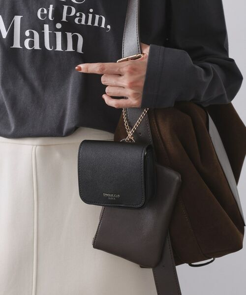 OPAQUE.CLIP / オペーク ドット クリップ その他小物 | ミニバッグ付きフリルショルダーストラップ | 詳細3