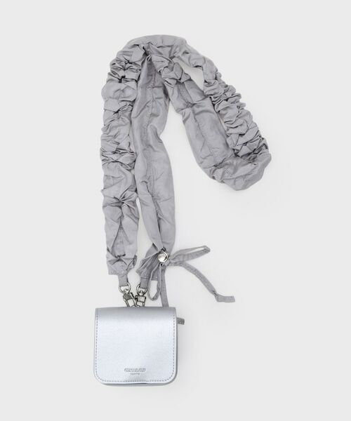 OPAQUE.CLIP / オペーク ドット クリップ その他小物 | ミニバッグ付きフリルショルダーストラップ | 詳細6