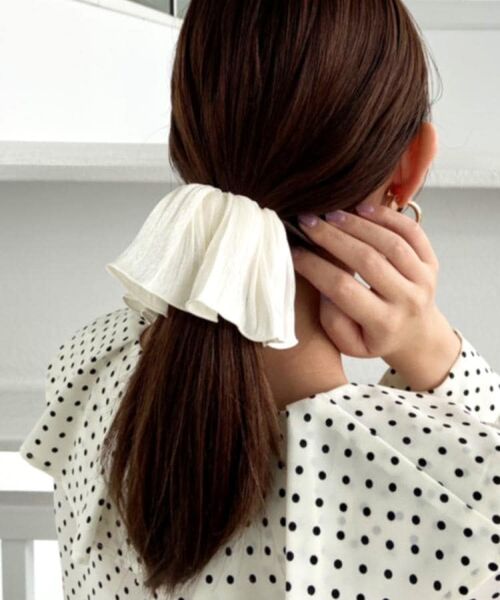 OPAQUE.CLIP / オペーク ドット クリップ ヘアアクセサリー | フリルデザインヘアカフ | 詳細5