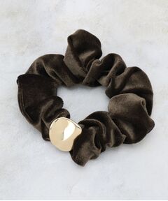 OPAQUE.CLIP / オペーク ドット クリップ ヘアアクセサリー | ベロア×メタルシュシュ