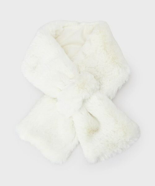 OPAQUE. CLIP/オペーク ドット クリップ フェイクファー差し込みティペット オフホワイト(003) 00